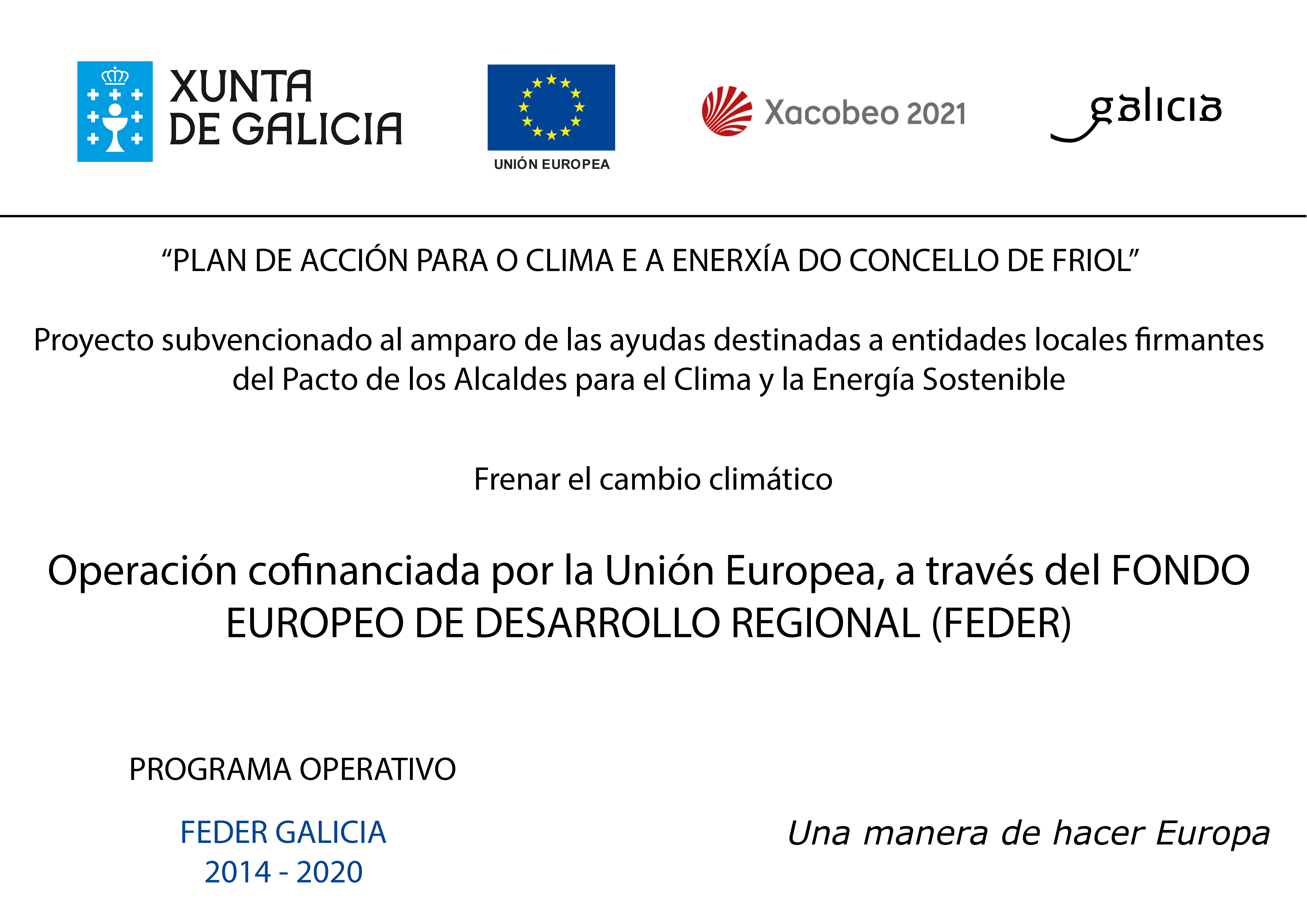 PLAN DE ACTUACIÓN PARA O CLIMA E A ENERXÍA DO CONCELLO DE FRIOL
